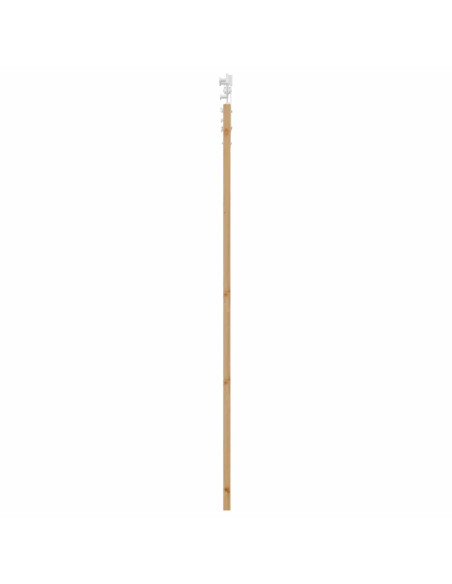 Porta scorrevole ORKDAL Naturale e Bianco 73,5 x 211 cm