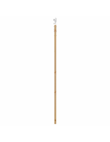 Porta scorrevole ORKDAL Naturale e Bianco 86 x 198,5 cm