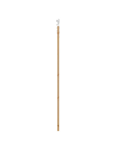 Porta scorrevole ORKDAL Naturale e Bianco 86 x 211 cm