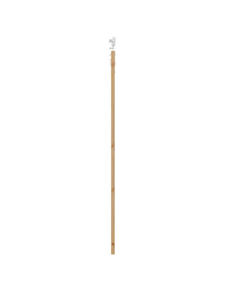 Porta scorrevole ORKDAL Naturale e Bianco 86 x 211 cm