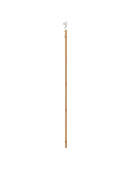 Porta scorrevole ORKDAL Naturale e Bianco 86 x 211 cm