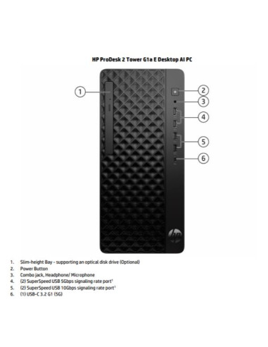 PRODESK 2 G1A TWR RYZ 7 16 512