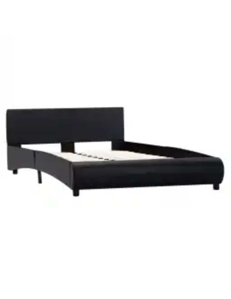 Giroletto con LED Nero in Similpelle 140x200 cm
