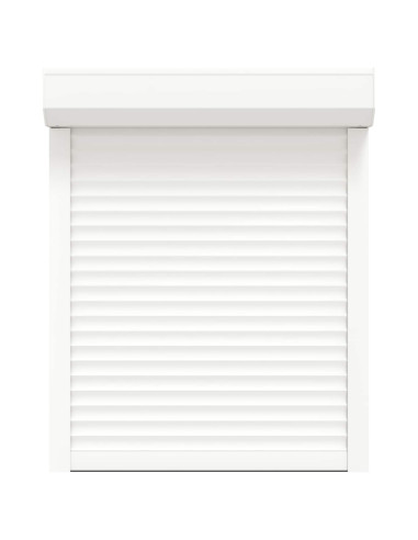 Persiana a rullo Bianco 70 x 100 cm Alluminio e poliuretano