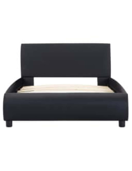 Giroletto con LED Nero in Similpelle 100x200 cm
