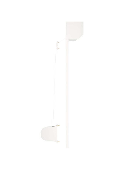 Persiana a rullo Bianco 70 x 100 cm Alluminio e poliuretano