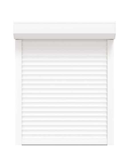 Persiana a rullo Bianco 80 x 100 cm Alluminio e poliuretano