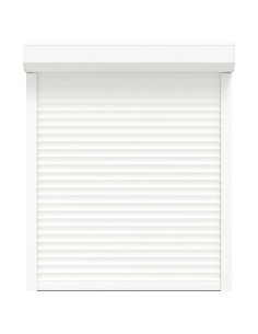 Persiana a rullo Bianco 100 x 120 cm Alluminio e poliuretano 2