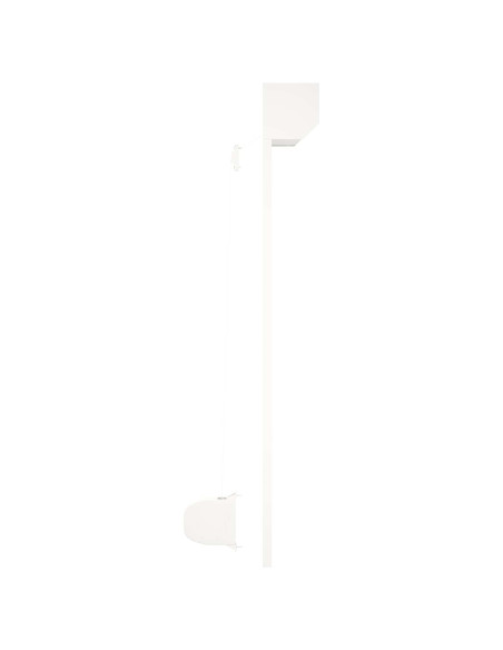 Persiana a rullo Bianco 100 x 120 cm Alluminio e poliuretano
