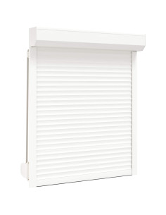 Persiana a rullo Bianco 100 x 130 cm Alluminio e poliuretano 2