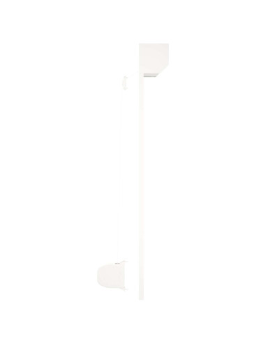 Persiana a rullo Bianco 100 x 130 cm Alluminio e poliuretano