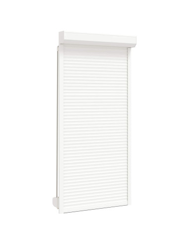 Persiana a rullo Bianco 100 x 210 cm Alluminio e poliuretano