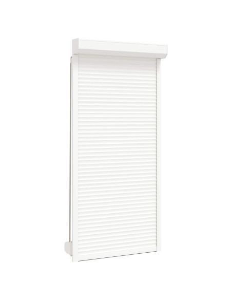 Persiana a rullo Bianco 100 x 210 cm Alluminio e poliuretano