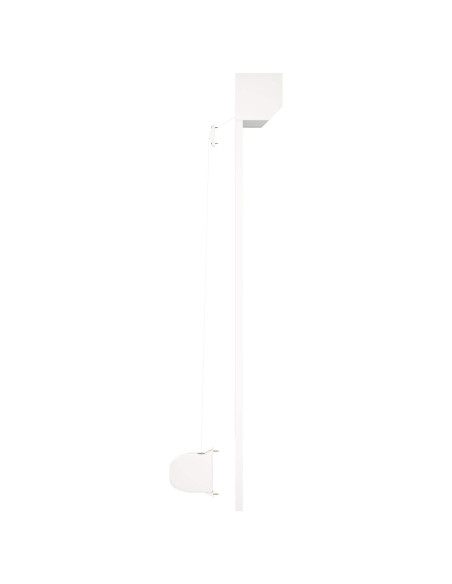Persiana a rullo Bianco 110 x 130 cm Alluminio e poliuretano