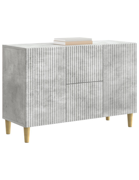 Credenza Grigio Cemento 89 x 34,5 x 60 cm Legno ingegnerizzato