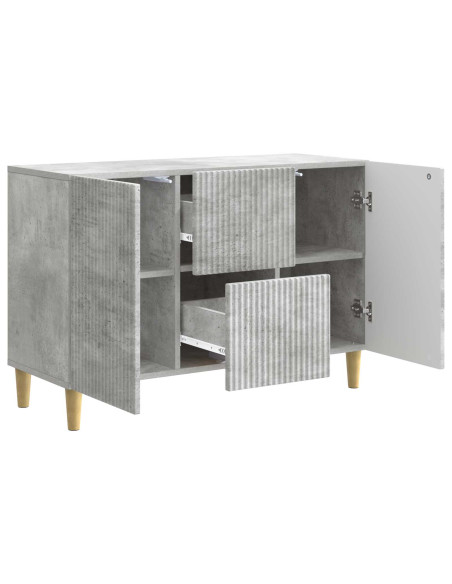 Credenza Grigio Cemento 89 x 34,5 x 60 cm Legno ingegnerizzato