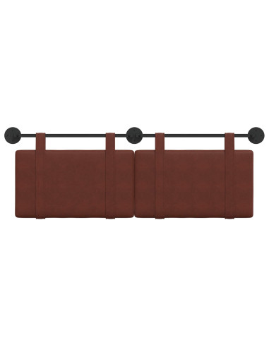 Testata appesa Marrone Lucido 130 x 55 x 5 cm PU Antico