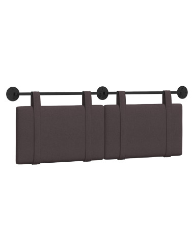 Testata appesa Marrone Scuro 150 x 55 x 5 cm Tessuto