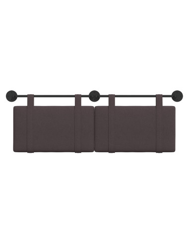 Testata appesa Marrone Scuro 150 x 55 x 5 cm Tessuto