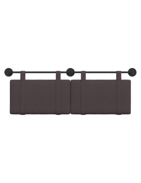 Testata appesa Marrone Scuro 150 x 55 x 5 cm Tessuto