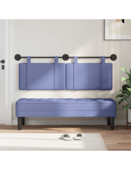 Testata appesa Tinta unita Blu jeans 150 x 55 x 5 cm Tessuto