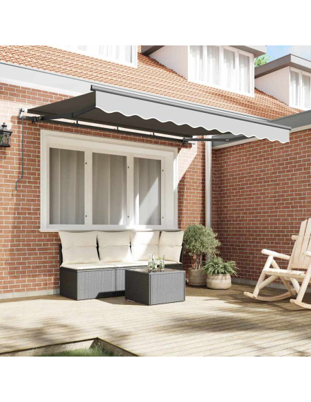 Struttura della tenda Antracite 3 x 2 m Metallo