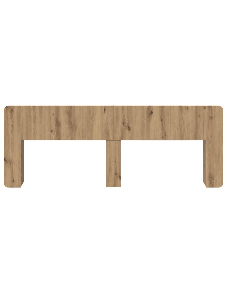 Testata del letto Rovere Artigianale Legno ingegnerizzato
