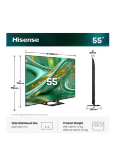 55 E89S MINI LED 4K UHD VIDAA 144HZ