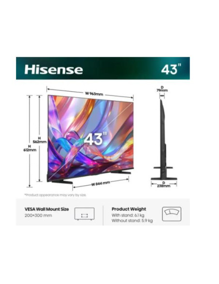 43 E79S QLED 4K UHD SMART VIDAA