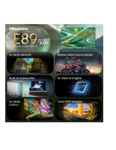 55 E89S MINI LED 4K UHD VIDAA 144HZ