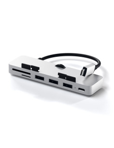 HUB PRO TYPE C CLAMP IMAC/IMACPRO MULTIPORT 3USB-USBC-SD SILVER