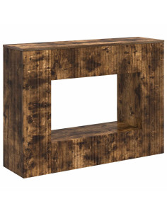 Tavolo consolle Rigato Quercia Affumicata 101 x 29 x 74 cm 2