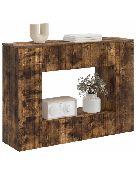 Tavolo consolle Rigato Quercia Affumicata 101 x 29 x 74 cm