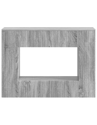 Tavolo consolle Rigato Sonoma grigia 101 x 29 x 74 cm