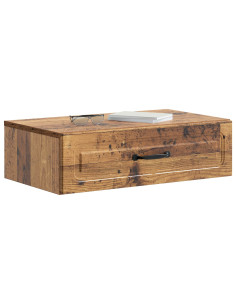 Tavolino da Parete Laterale Legno antico 59 x 34,5 x 17 cm 2