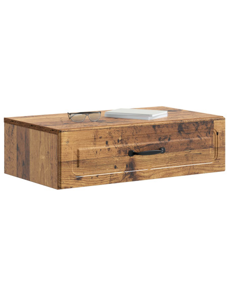 Tavolino da Parete Laterale Legno antico 59 x 34,5 x 17 cm