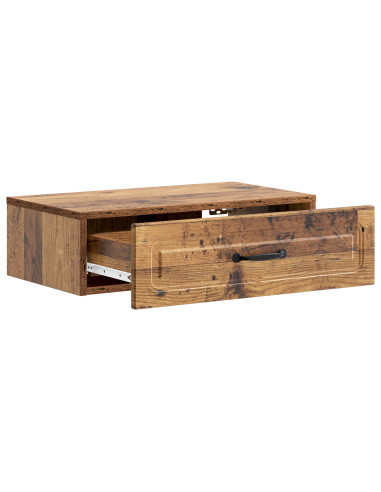 Tavolino da Parete Laterale Legno antico 59 x 34,5 x 17 cm