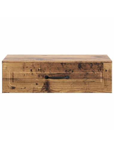 Tavolino da Parete Laterale Legno antico 59 x 34,5 x 17 cm