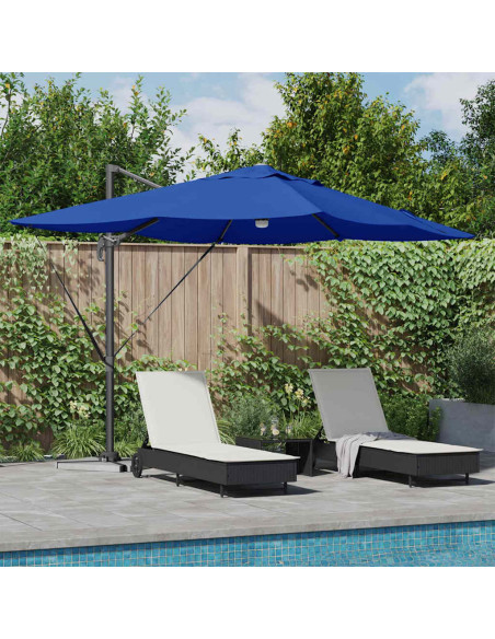 Ombrellone Azzurro 351 x 250 x 253 cm Poliestere e Alluminio