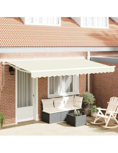 Telo di ricambio per tenda da sole Crema 380 x 195 cm