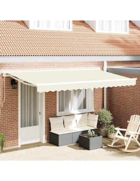 Telo di ricambio per tenda da sole Crema 380 x 195 cm
