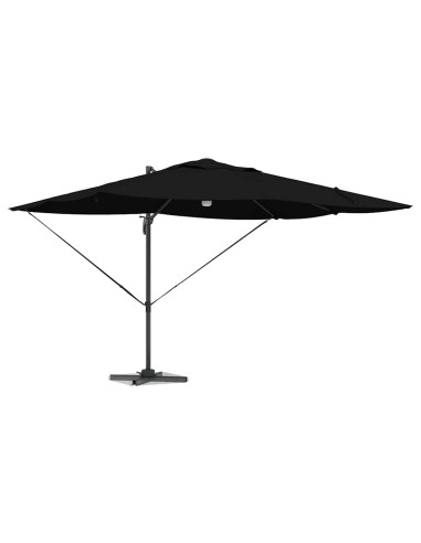 Ombrellone Nero 351 x 250 x 253 cm Poliestere e Alluminio