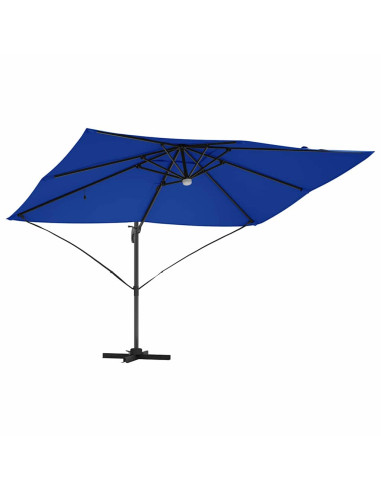 Ombrellone Azzurro 351 x 250 x 253 cm Poliestere e Alluminio