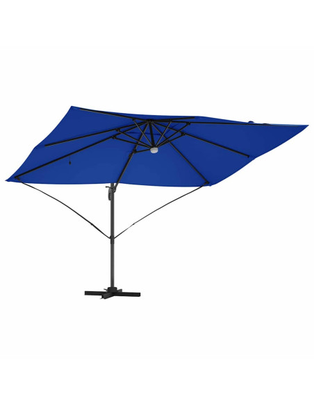 Ombrellone Azzurro 351 x 250 x 253 cm Poliestere e Alluminio