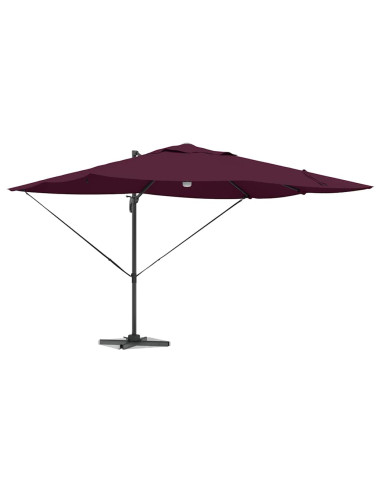 Ombrellone Rosso Bordeaux 351 x 250 x 253 cm