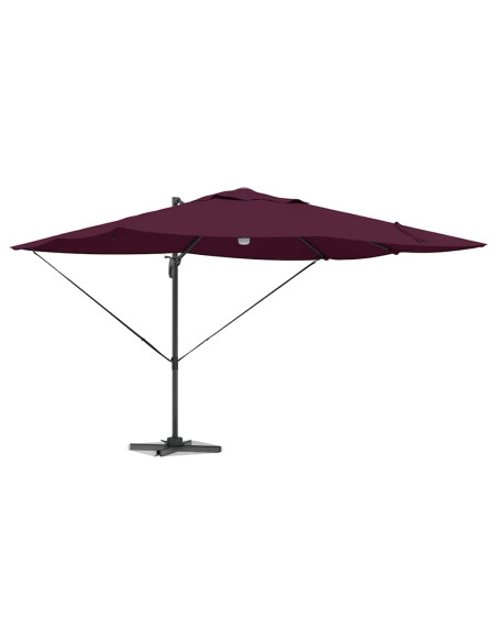 Ombrellone Rosso Bordeaux 351 x 250 x 253 cm
