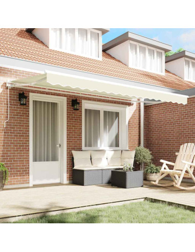 Telo di ricambio per tenda da sole Crema 380 x 195 cm