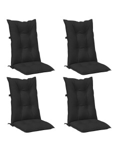 Set di cuscini per sedia alta 4 pcs Melange nero 2