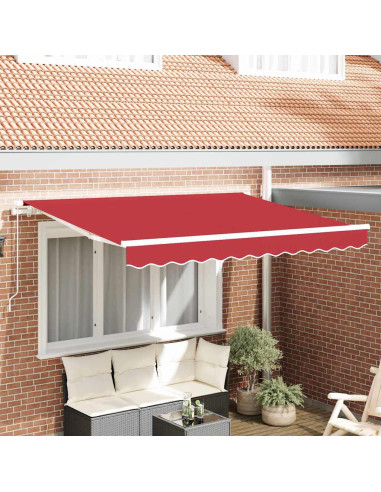 Telo di ricambio per tenda da sole Rosso 280 x 245 cm