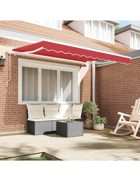 Telo di ricambio per tenda da sole Rosso 280 x 245 cm